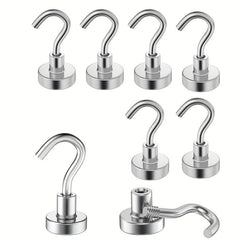 8pcs Magnetic Hooks 25Lbs Heavy Duty S Hooks for Kitchen Refrigerator