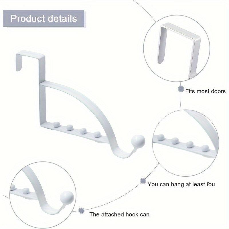 Door Back Hook Storage Metal Porch Non Slip Hanger