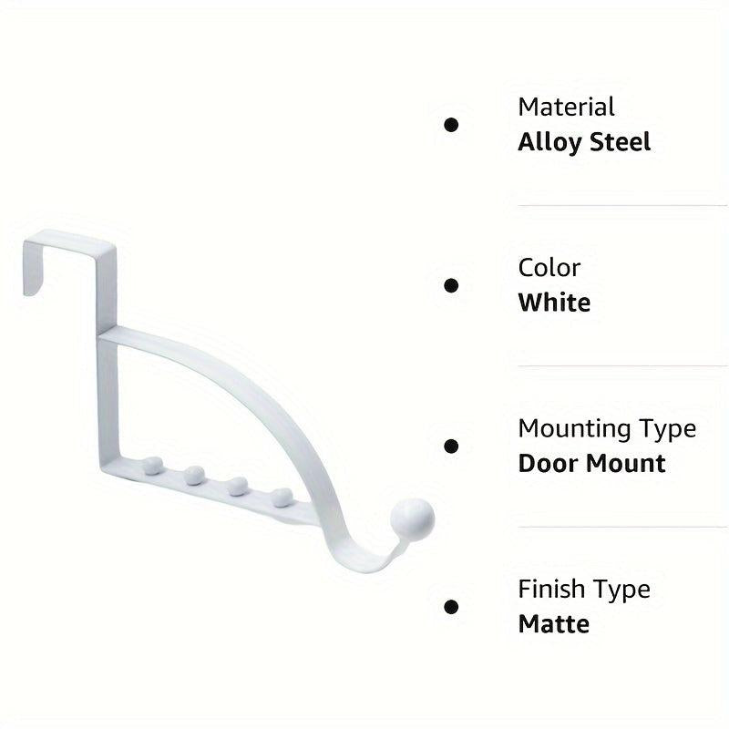Door Back Hook Storage Metal Porch Non Slip Hanger