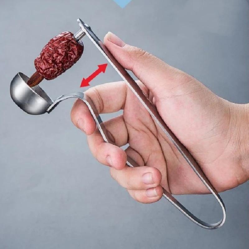 Stainless Steel Red Date Pit Remover Household Tool