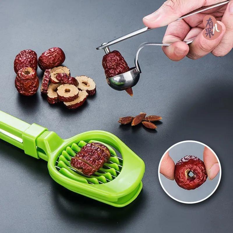 Stainless Steel Red Date Pit Remover Household Tool