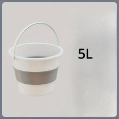 17L Folding Water Bucket Outdoor Fishing Bucket Portable Plastic Bucket
