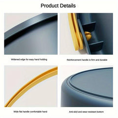 17L Folding Water Bucket Outdoor Fishing Bucket Portable Plastic Bucket