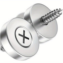 4pcs Neodymium Disc Hole Magnets w/Screws 20x5mm
