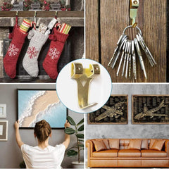 55pcs Metal Reinforced Picture Frame Hook Combo Box