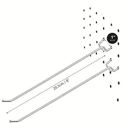 20pcs Heavy Duty Pegboard Hooks Kit Utility Hooks for Wall Organizing