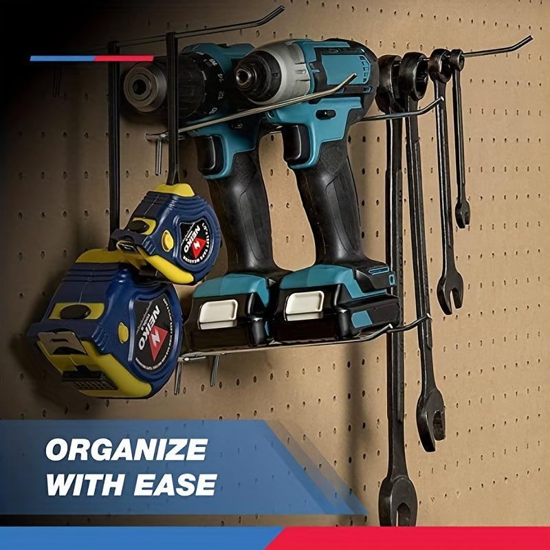 20pcs Heavy Duty Pegboard Hooks Kit Utility Hooks for Wall Organizing