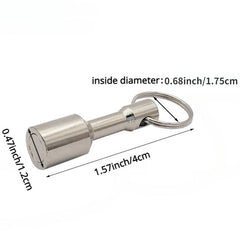 2pcs Neodymium Hook Magnets Key Chain Test Holder