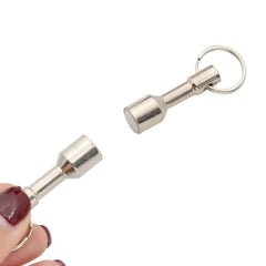 2pcs Neodymium Hook Magnets Key Chain Test Holder
