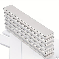 6pcs Neodymium Bar Magnets Double Sided Adhesive 60x10x3mm