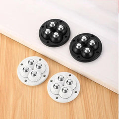 Self Adhesive Mute Wheel 4 Beads Furniture Casters Wheels 360 Rotation