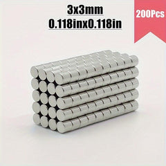 100pcs N35 NdFeB Round Neodymium Magnet 3x3mm
