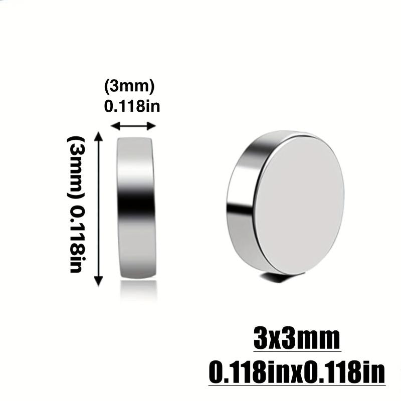 100pcs N35 NdFeB Round Neodymium Magnet 3x3mm