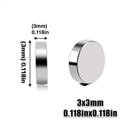 100pcs N35 NdFeB Round Neodymium Magnet 3x3mm