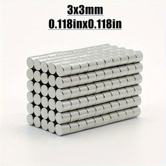 100pcs N35 NdFeB Round Neodymium Magnet 3x3mm