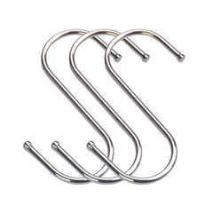 10pcs Stainless Steel S Hooks Heavy Duty Durable S Shaped Hooks for Kitchen
