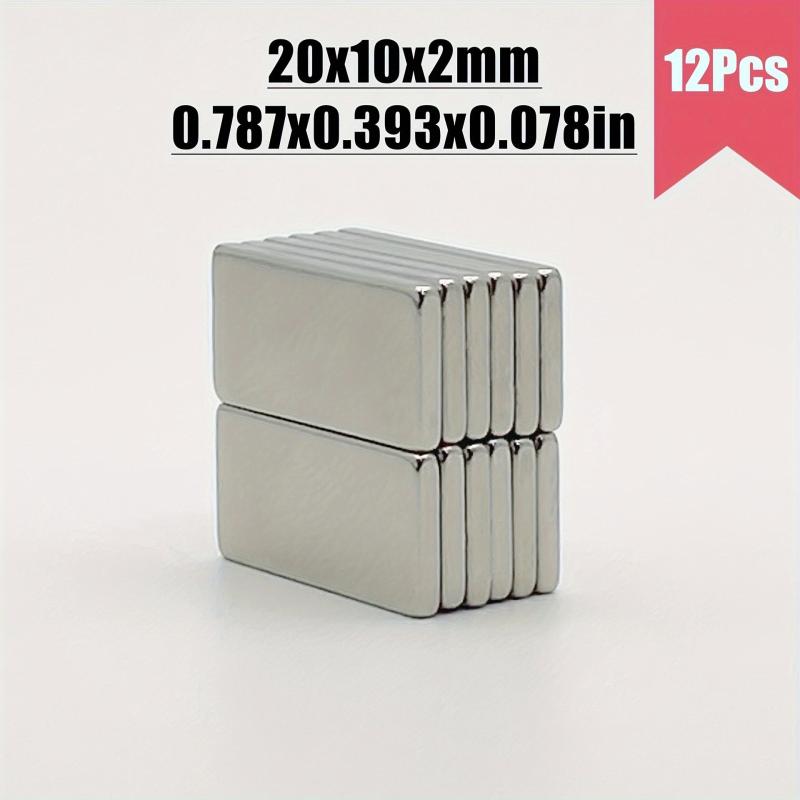 30pcs 20x10x2mm N35 Neodymium Magnet Strong Magnetic Force High Strength