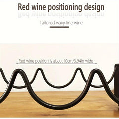 Creative Red Wine Wine Rack Shelf Living Room Wine Cabinet Table Decorations