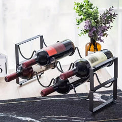 Creative Red Wine Wine Rack Shelf Living Room Wine Cabinet Table Decorations