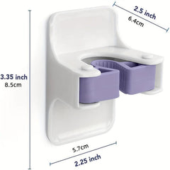 Sturdy Broom Holder Wall Mount Self Adhesive No Drilling
