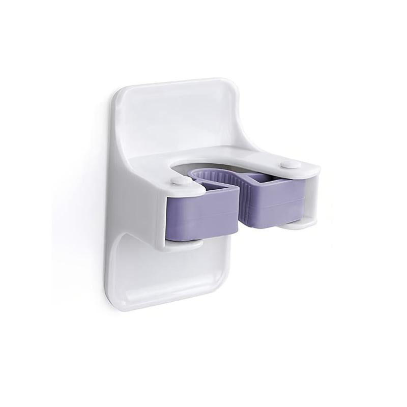Sturdy Broom Holder Wall Mount Self Adhesive No Drilling