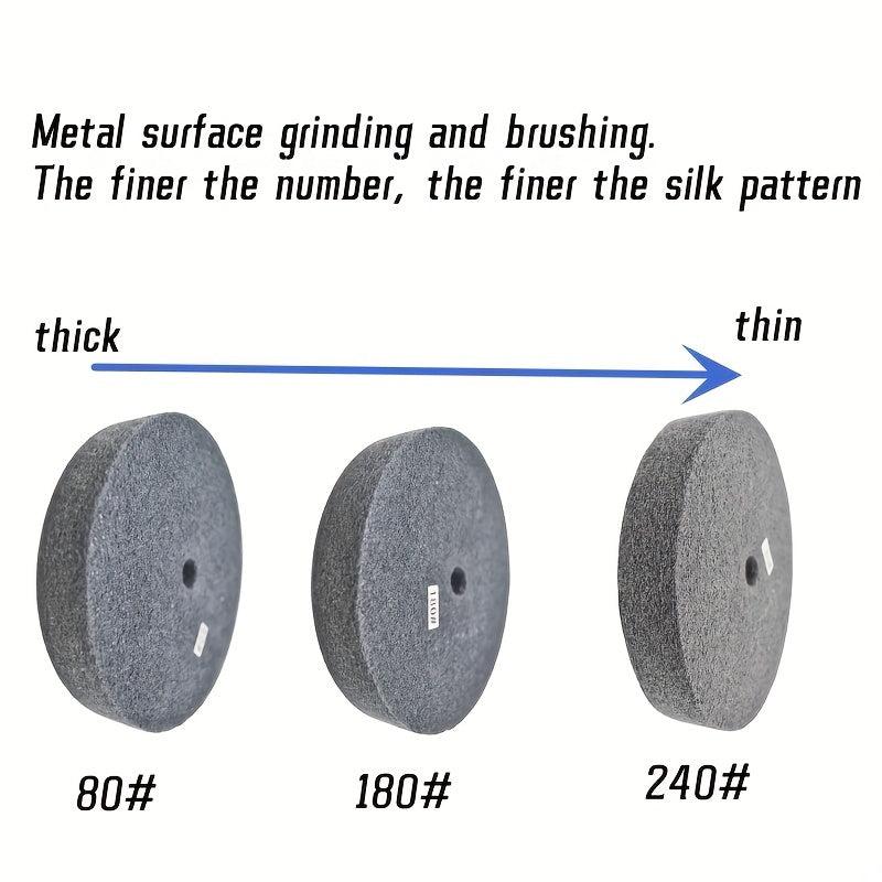 15 24 Cm Metal Surface Grinding Brushed Non-woven Nylon Grinding Wheel 240