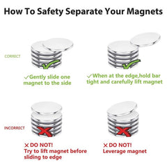 Strong Magnet 30 X 3 Mm 8 KG Pull Neodymium Magnets