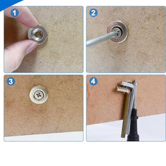 6pcs 15x5 4mm Neodymium Magnets with Screws