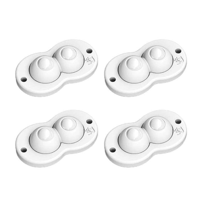4Pcs Pack Universal Wheels Self Adhesive Furniture Moving Rollers