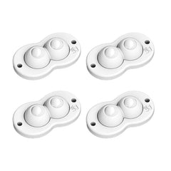 4Pcs Pack Universal Wheels Self Adhesive Furniture Moving Rollers