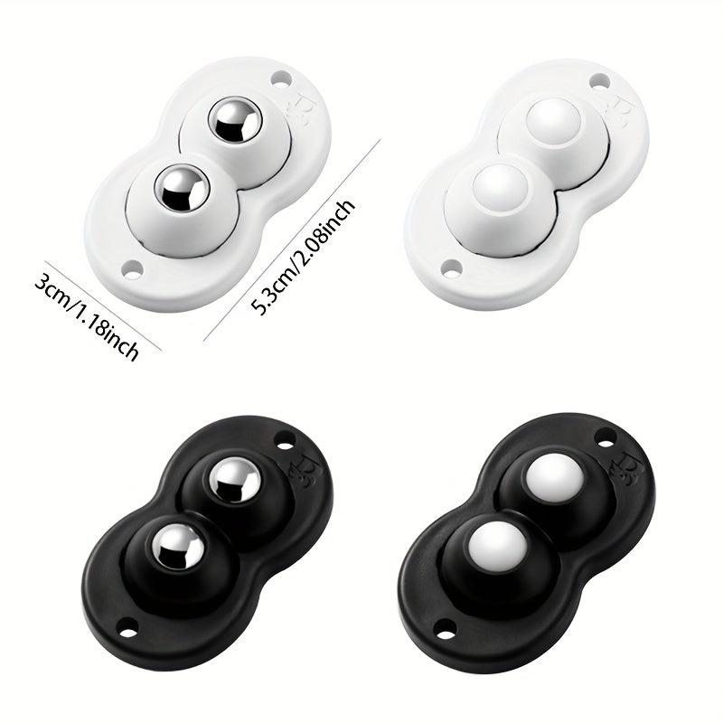 4Pcs Pack Universal Wheels Self Adhesive Furniture Moving Rollers