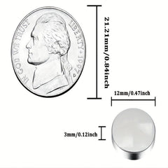 20pcs Small Round Neodymium Magnets 12x3mm Tiny Rare Earth Heavy Duty
