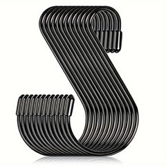 12pcs Heavy Duty S Hooks Steel Hanging Hooks
