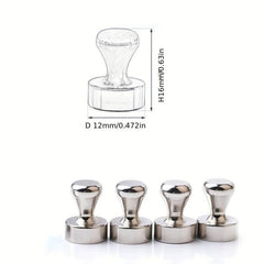10pc Strong Magnets Whiteboard Refrigerator Small Push Pins Office