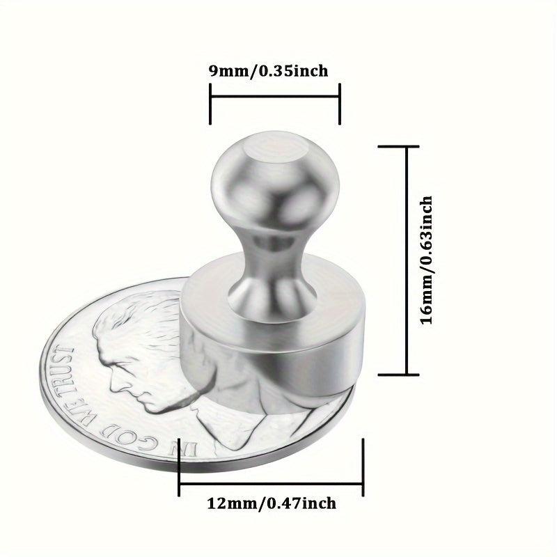 10pc Strong Magnets Whiteboard Refrigerator Small Push Pins Office
