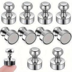 10pc Strong Magnets Whiteboard Refrigerator Small Push Pins Office