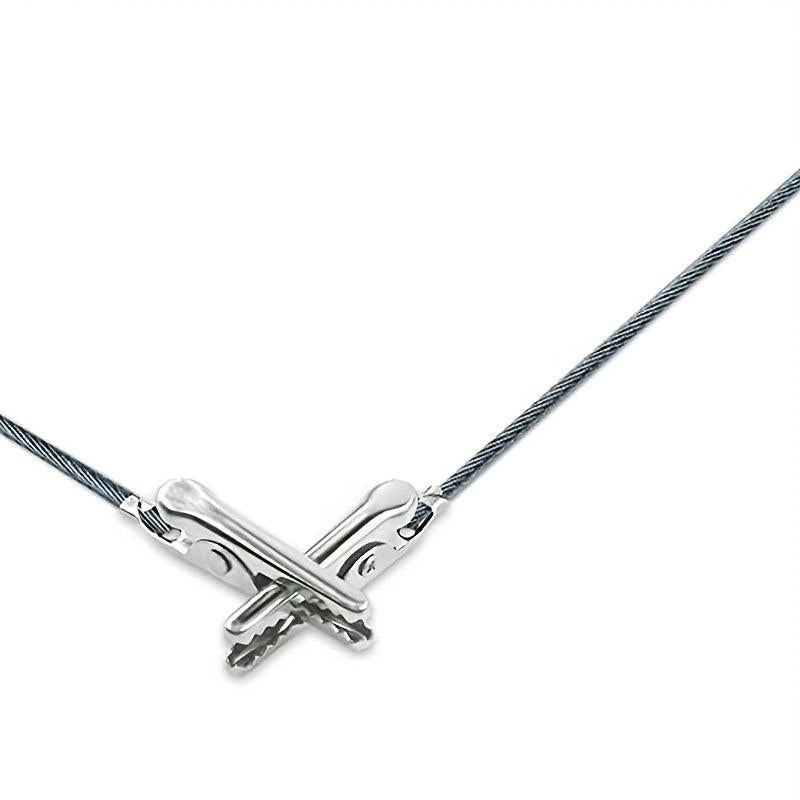 10pcs Metal Wire Crocodile Clip With Long Tail 4 Inches