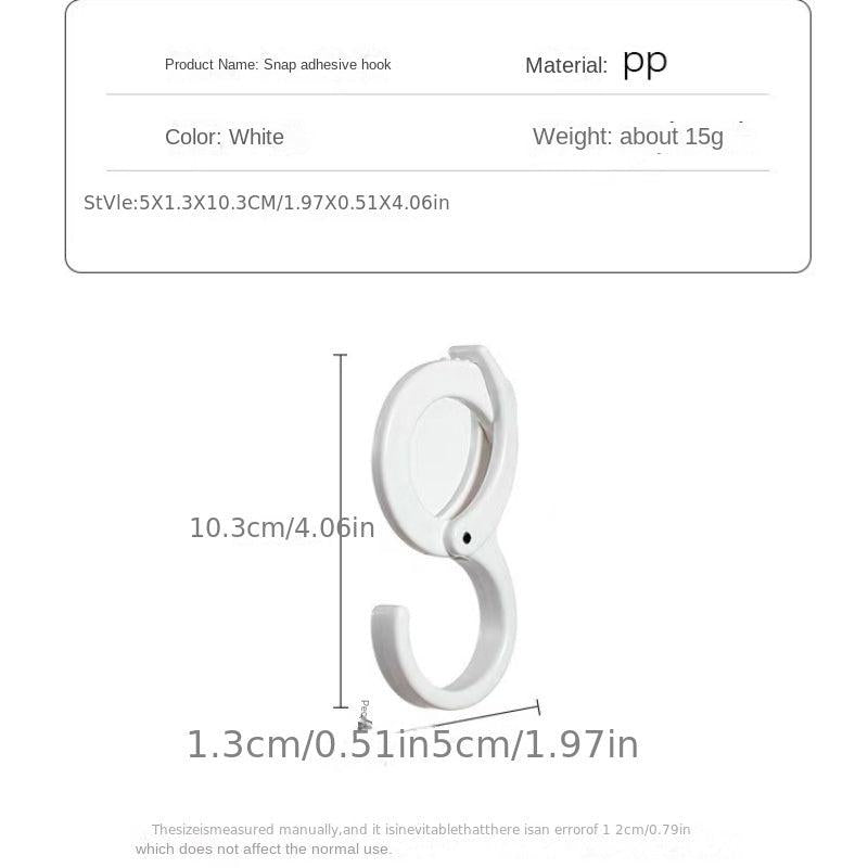 5pcs S Hook Plastic Adjustable Strong Hook Wardrobe Hanging Clothes Bags