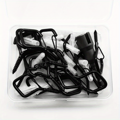 20pcs Snap Hanging Hooks for Bonsai with Safety Buckles