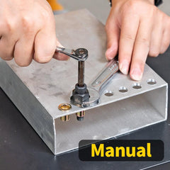 68pcs Rivet Gun Rivnut Tool Iron Nut Steel Material Thread Pull Bit Riveting Nut