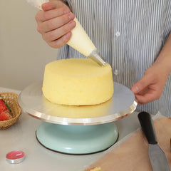 Aluminum Cake Turntable 25.4x30.48cm for Pastry Cupcake Decorations