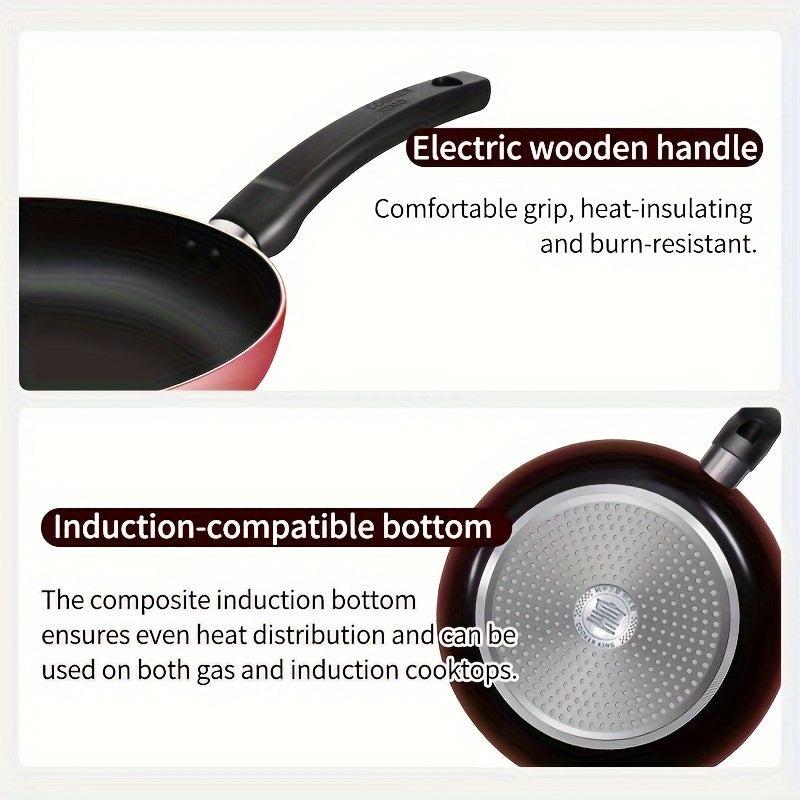 COOKER KING Non-Stick Frying Pan with Glass Lid