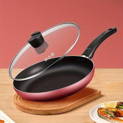 COOKER KING Non-Stick Frying Pan with Glass Lid
