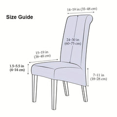 4pcs Dining Chair Cover Seat Cover Golden Chair Outdoor