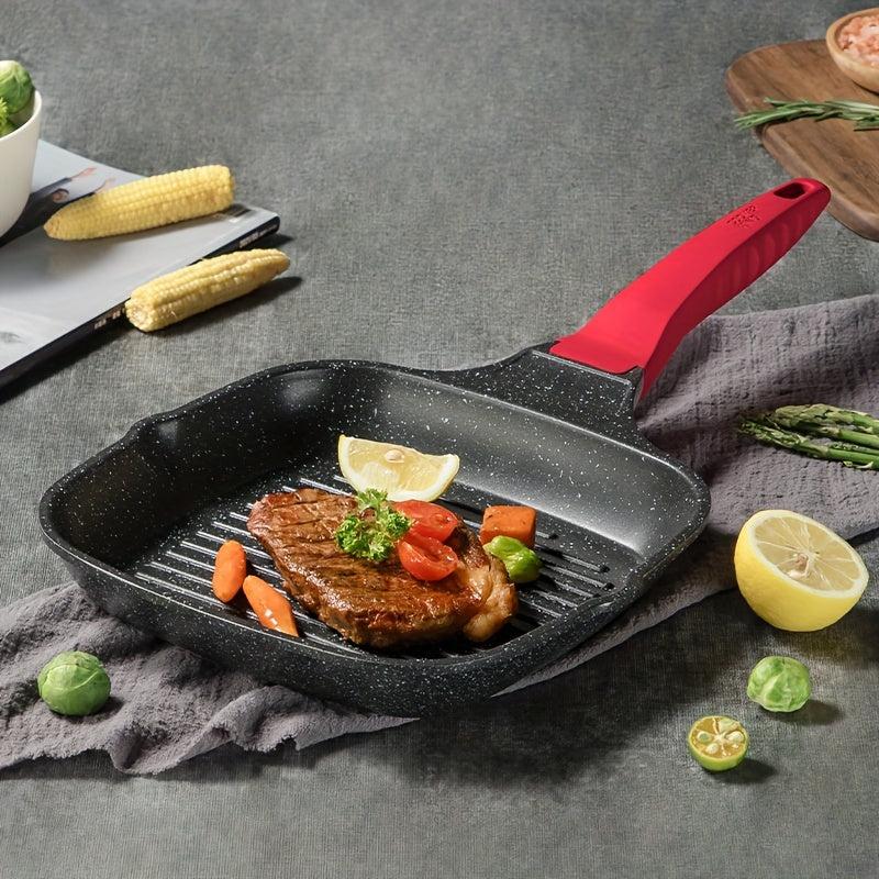 COOKER KING 8 66in Non Stick Frying Pan Grill Pan