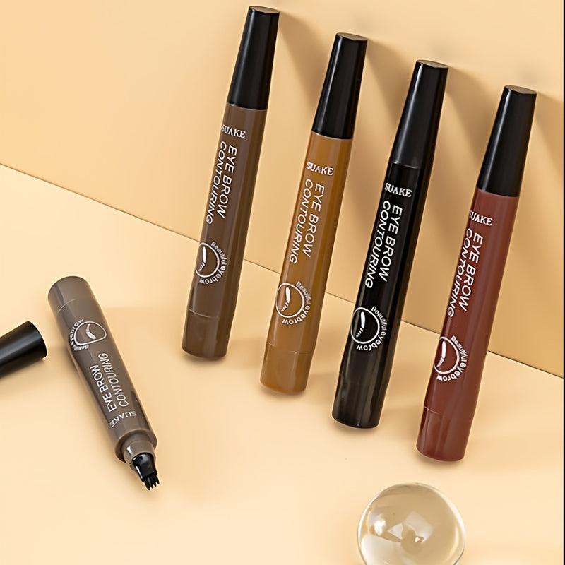 Root Clear 4 Split Eyebrow Pencil Long-lasting Waterproof Sweatproof