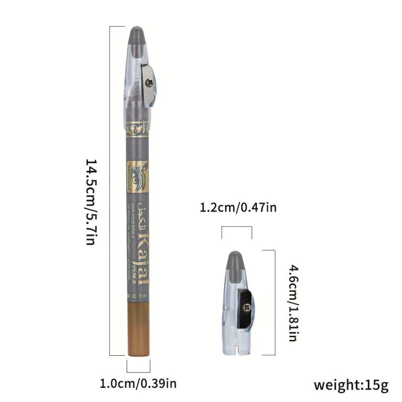 Waterproof Gunmetal Gray Eyeshadow Stick Creamy Metallic Shadow