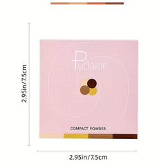Natural Matte Finish Concealer Foundation Powder Compact