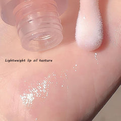 Peach Flavor Water Glow Crystal Jelly Lip Plumping Gloss