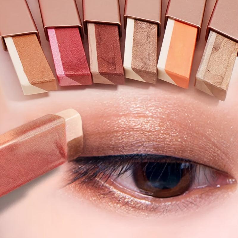 Long Lasting Two Tone Gradient Eyeshadow Stick for Women Waterproof